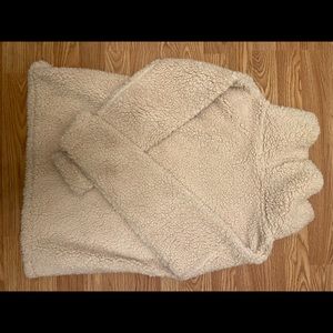 Cowl Neck Sherpa Pullover